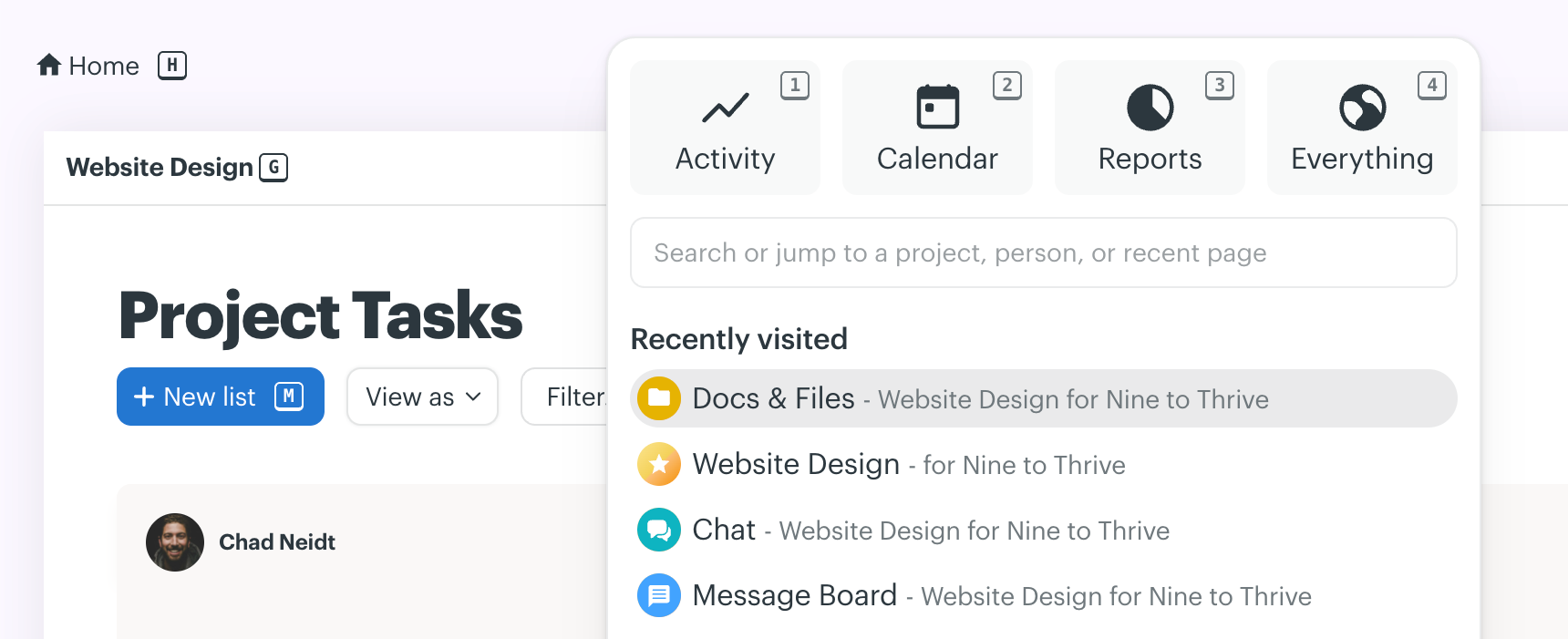 Keyboard shortcuts speed everything up